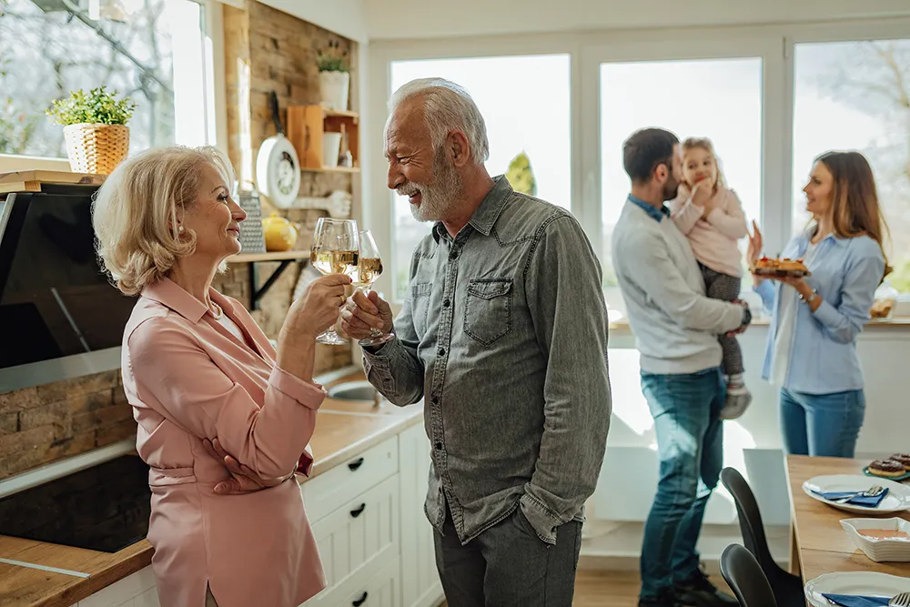 Célébration crémaillère dans le nouveau logement